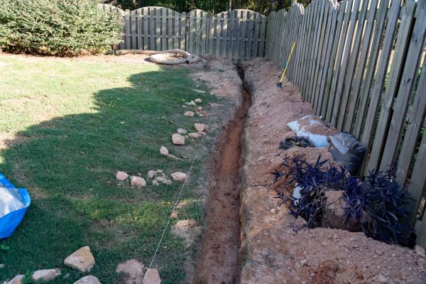 Trench Drain Installation in Norman