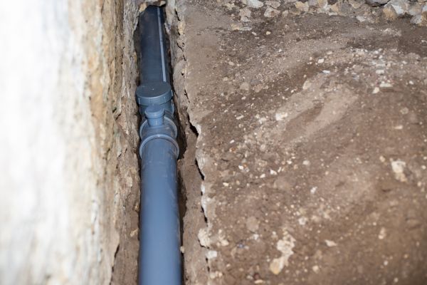 Drain Line Installation in Norman