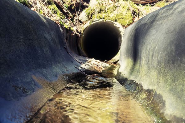 Drainage Swale Installation in Norman