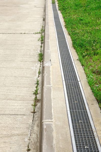 Concrete Drain Installation in Norman